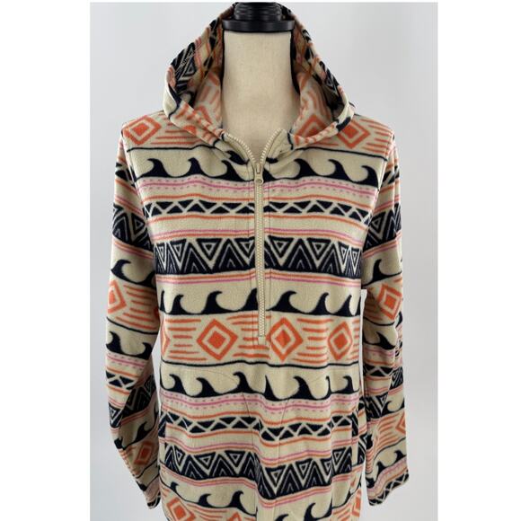 O'Neill Womens Josie Half Zip Hoodie Fleece Jacket Pullover Sweatshirt Medium - Picture 1 of 6